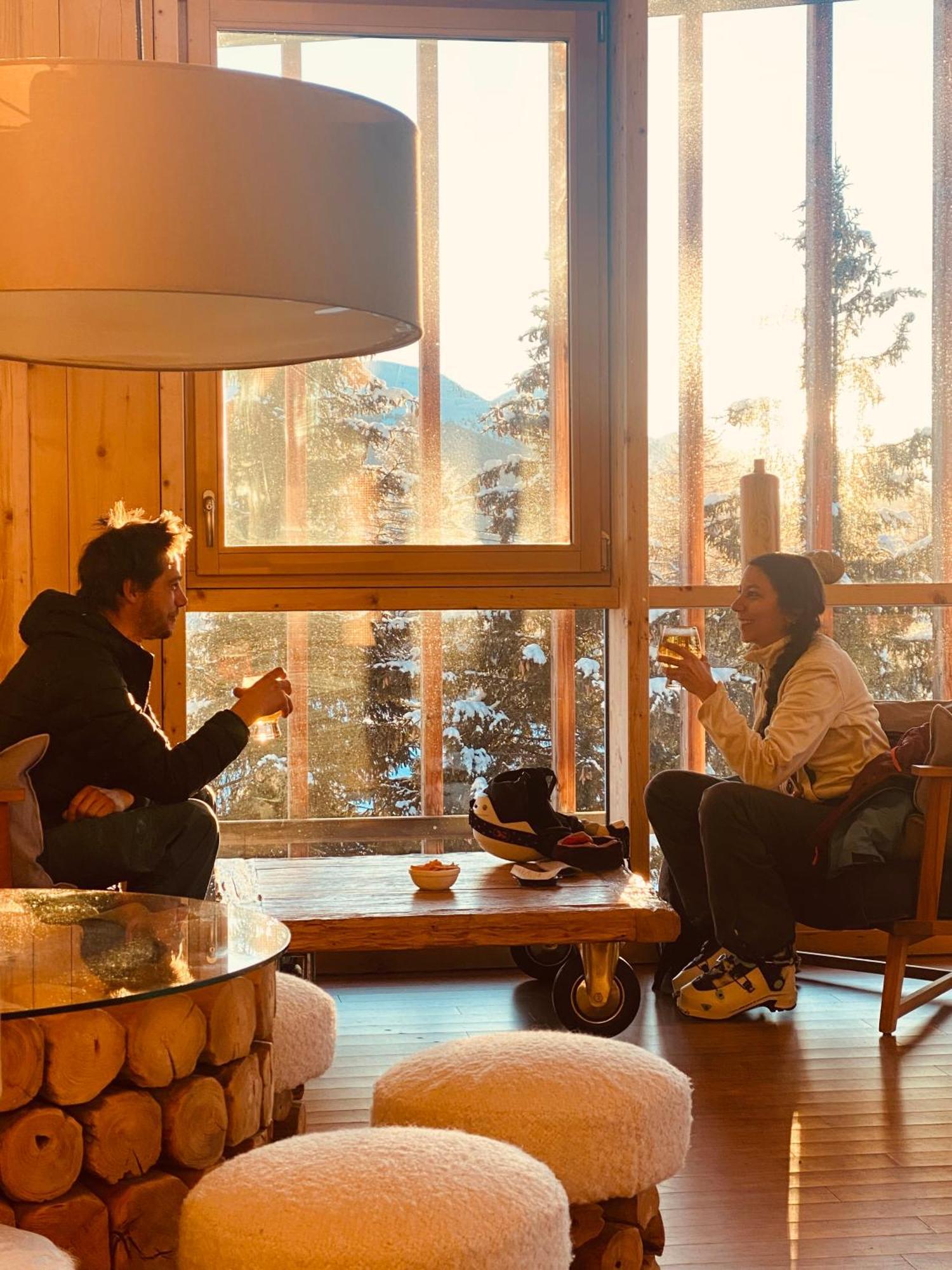 里艾奎勒格瑞维木屋酒店 Les Arcs  外观 照片
